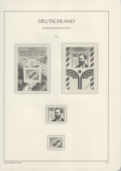 Německo - Spolková republika - 1991 - SF